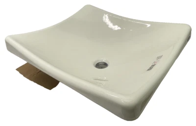 Kohler DemiLav Wading Pool Lavatory Bathroom Sink Cast Iron White K-2833-0 Foto 1 de 4