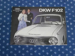 Auto-Union DKW F 102, Original Prospekt, Faltprospekt, 1965 - Bild 1 von 1