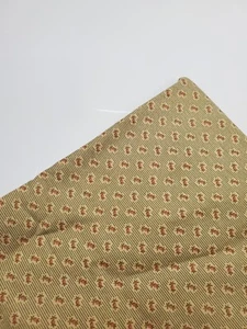 Jo Morton Fabric Floral Cream Gold Blue Small Reproduction Sew Quilt ONE YARD - Picture 1 of 2