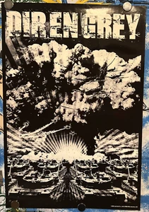 Dir En Grey Poster 19" X 28" Official Sun-Krad Free Will America Tanks Fighters - Picture 1 of 8