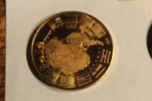 ANTARTICA 1972 C.O.I.N. MEDAGLIA D'ORO INTERNAZIONALE NUMISMATICA CONV BRONZO - Foto 1 di 2