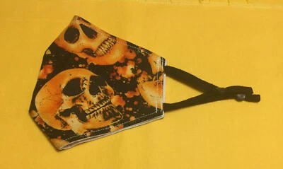 Fire Skulls Fabric Face Covering/Mask-Child, Teen and Adult sizes - Image 1 of 3