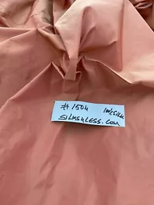 FABULOUS QUALITY SILK TAFFETA IRIDESCENT - BAKED BAHAMA!!! - Picture 1 of 9