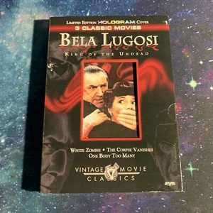 Bela Lugosi - King of the Undead (DVD, 2005) HOLOGRAM COVER! SEALED, FREE SHIP!! - Bild 1 von 5