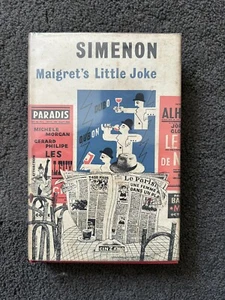 Georges Simenon Maigret's Little Joke 1st Ed Hamish Hamilton 1957 HC/DJ - Picture 1 of 6