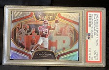 Tua Tagovailoa 2023 Panini Select Draft Picks Snapshots Silver Prizm PSA 10 POP1