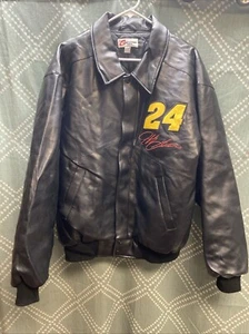 Competitors View NASCAR Jeff Gordon DuPont Motorsports - Black Jacket Size L - Picture 1 of 8