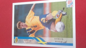 1 card UPPER DECK_football World CUP USA '94_STEFAN BLACK_SWEDEN_Sweden_n. 70