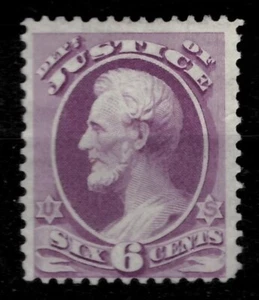 USA Dept of Justice 1873 ☀ 6 c ☀ MNG SC #O28 - Picture 1 of 2