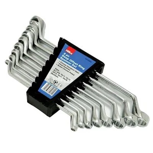 Hilka 8 Piece Deep Offset Ring Spanner Set Metric 6mm - 22mm 16700802 - Picture 1 of 8