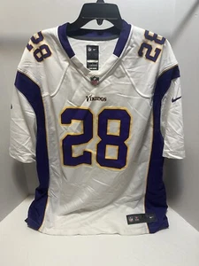 Nike NFL Minnesota Vikings Adrian Peterson #28 On-Field Jersey White Size XL - Picture 1 of 9