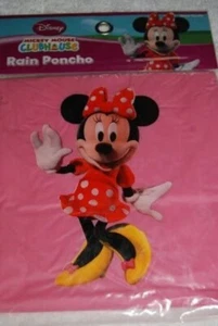 DISNEY MINNIE MOUSE PONCHO, WASSERDICHT VINYL, GRÖSSE YOUTH, NEU - Bild 1 von 1
