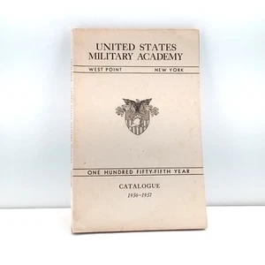 Vintage 1956-1957 West Point Military Academy Catalogue 150th Year - Bild 1 von 2
