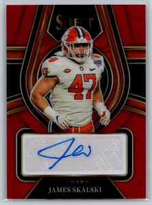 James Skalski 2022 Panini Select Draft Picks Red Prizm Rookie Auto RS-JSK - Picture 1 of 2