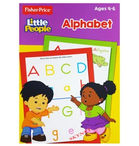 NEW FISHER PRICE - CHILDRENS ABC ALPHABET Learning Activity Book - AGE 4-6 Years - Picture 1 of 15