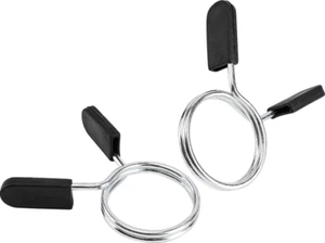 Barbell Clips Olympic Barbell Clamps Collars 2 Inches Weight Bars Lock Dumbbell - Picture 1 of 7