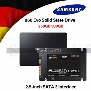 Samsung SSD 860 EVO 250GB 500GB 2,5" SATA III Solid State Drive For Laptop PC - Bild 1 von 6