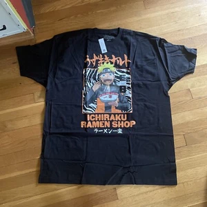Shonen Jump NARUTO Shippuden Anime Ichiraku Ramen Shop T-Shirt MENS 3XL XXXL NEW - Picture 1 of 7