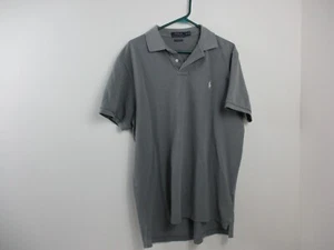 Polo Ralph Lauren Shirt Erwachsene extra groß grau weiß Pony Rugby Preppy Herren - Bild 1 von 16
