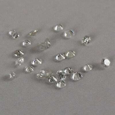 180 Pcs Loose Round Cut Diamond Lot 5 Ct 1.9 mm Si1/Si2 JK  For Ring Making - Image 1 of 4