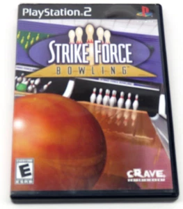 Strike Force Bowling (PlayStation 2, 2004) PS2 Crave Entertain Case, CD, Manual - Picture 1 of 10