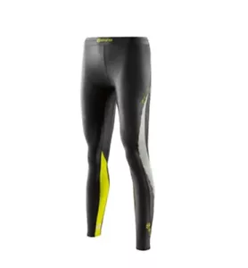 Skins Dnamic Womens Compression Long Tights - Black / Limoncello SAVE $$$ - Picture 1 of 3