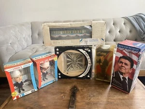Juguetes de campaña vintage nuevos en caja Johnson Goldwater Eisenhower Reagan Bush - Imagen 1 de 7