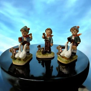 Vintage Erich Stauffer Figuren 3er Set Jungen Japan - Bild 1 von 11