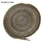 1* Self Adhesive Glass Seal Stove Fire Rope 10Mm Wide X 3Mm Hearth Rope New