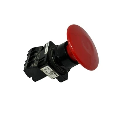 Siemens Black Max 52VM9XZ Pushbutton Switch 30mm Momentary 1NO-1NC NEMA 4X - Image 1 of 4