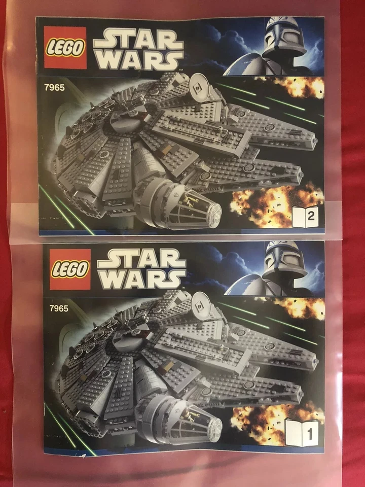 Lego StarWars Star Wars 7965 Bauanleitung Heft 1 Und 2 Top Millenium Falke - Bild 1 von 1