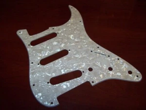 NEW Genuine Fender Pickguard For Strat - WHITE PEARL, 099-2140-000 - Picture 1 of 2