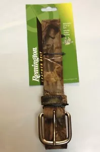 Remington Leather Camo Belt Adjustable Size From 32"-39" New Realtree AP New - Picture 1 of 1