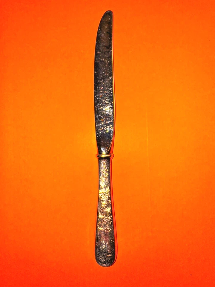 Cuchillo de cena S. Kirk&Sons "Old Maryland Grabado" Sterling 9" Foto 1 de 1