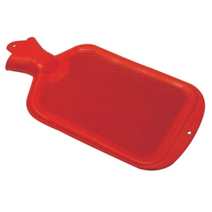 Classic Red Rubber Hot Water Bottle, Hot Compress, Pain Relief from Headaches - Bild 1 von 12