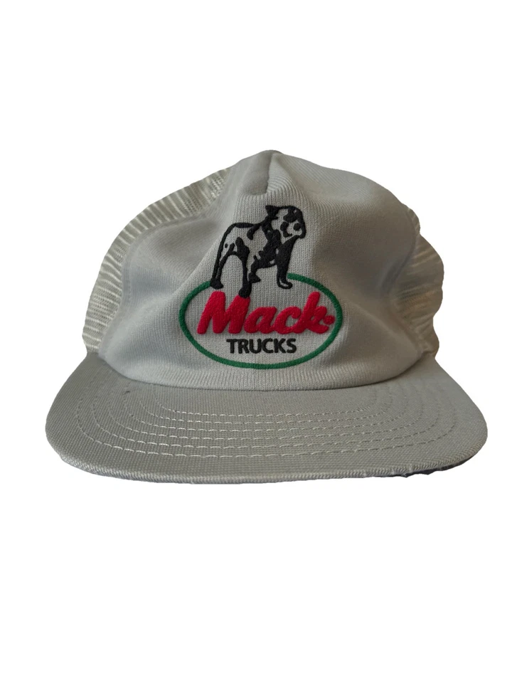 Sombrero Mack Trucks vintage años 70 80 SnapBack Cintas malla *Ver descripción Foto 1 de 4