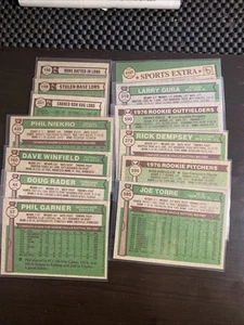 1976 topps baseball cards Lot (13) ONLY HOF An ALL STARS Collection VG-MINT - Picture 1 of 14