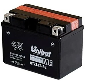 BATTERIA UNIBAT MOTO CTZ14S-BS = YTZ14S-BS 12V 11AH 150 X 87 X 110 - Imagen 1 de 1