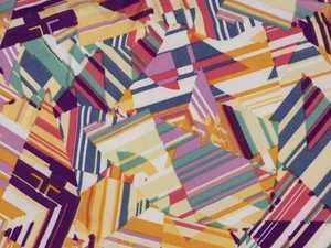 Lularoe Tween Leggings- Summer Stripes-Orange, Purple, Pink, Green, White, Cream - Picture 1 of 6