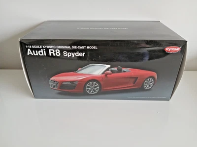 1:18 Kyosho Audi R8 V10 FSI Spyder Brilliant Red - Image 1 of 4