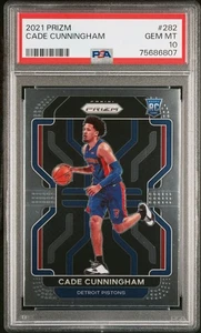 2021-22 Panini Prizm PSA 10 Cade Cunningham (RC) Rookie Card #282 Gem Mint 💎 - Picture 1 of 3