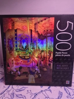 MILTON BRADLEY 500 ШТ. ПАЗЛ - КАРУСЕЛЬ - Изображение 1 из 2