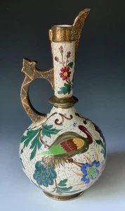 Antique Victorian Art Nouveau Ludwig Wessel Bonn Ewer Vase 19th - Early 20th C. - Picture 1 of 12