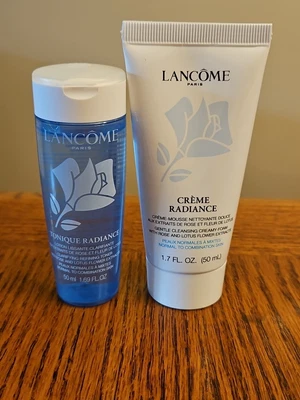 Lancome-Radiance Foam Cleanser & Tonique Toner -Travel size -50 ml/1.7 oz EACH - Image 1 of 2