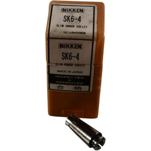 NEU Nikken SK6-4 Spannzange - SK6 Serie 4 mm Bohrung rund  - Bild 1 von 5