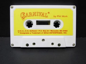 Carnival, Atari 400/800, Cassette, A.N.A.L.O.G. Software, 1980, Cassette Only - Picture 1 of 3