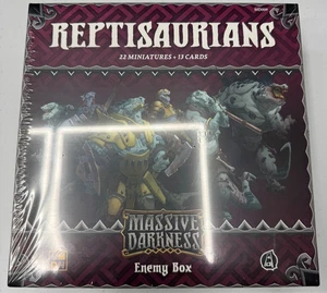 Massive Darkness Reptisaurians Enemy Box - SEALED NEW OOP CMON Very Rare - Bild 1 von 4