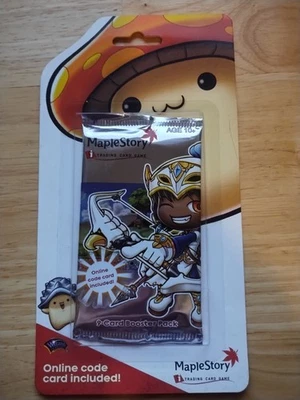 2007 MapleStory коллекционная карточная игра запечатанный 9-карточный бустер упаковка - Изображение 1 из 2
