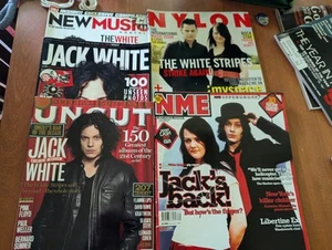 Jack White Stripes Magazine lot x5 NME CMJ Nylon Icon Uncut 2000s - Picture 1 of 7