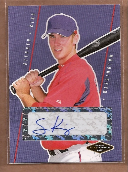2007 Justifiable Autographs #17 Stephen King Auto BB - Image 1 of 1
